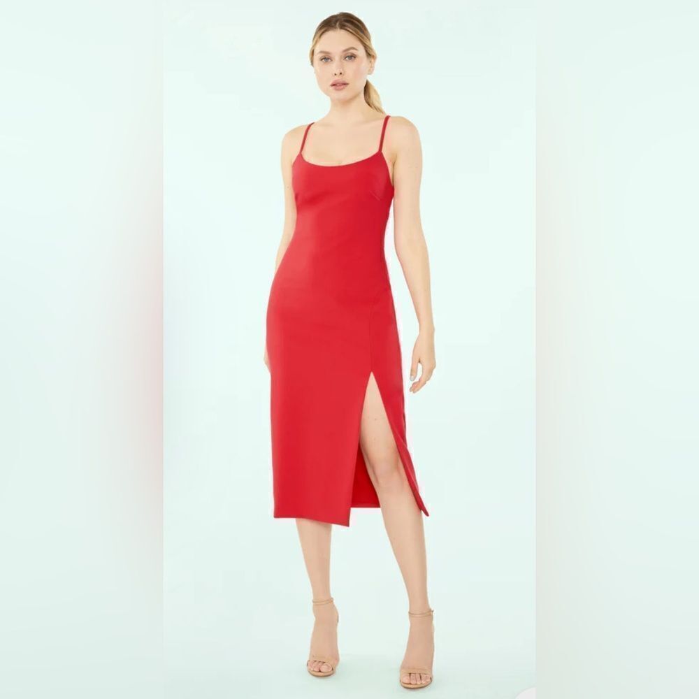 LIKELY Revolve Campbell Dress in Bittersweet Red Size 2